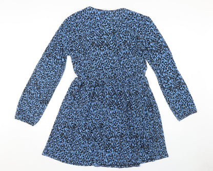 MNG Women's Blue A-Line Short Dress Size 10