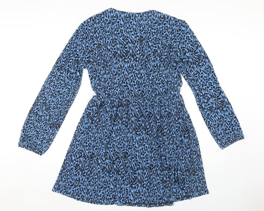 MNG Women's Blue A-Line Short Dress Size 10