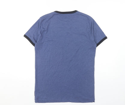 Mens UK Size M French Connection Blue  T-Shirt