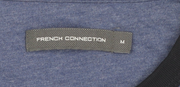 Mens UK Size M French Connection Blue  T-Shirt