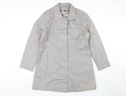 Womens UK Size 14 Per Una Grey Overcoat