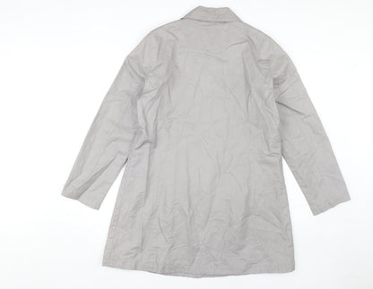 Womens UK Size 14 Per Una Grey Overcoat
