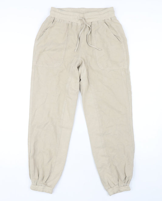 River Island Women's Beige Jogger Trousers Size 6