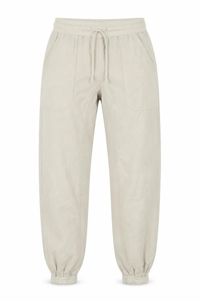 Womens UK Size 6 River Island Relaxed Fit Jogger Beige Trousers