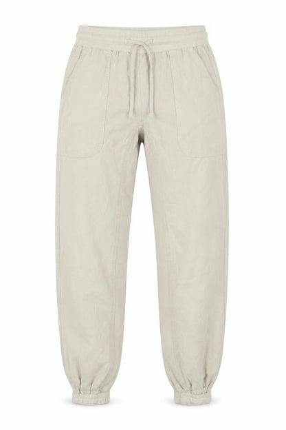 Womens UK Size 6 River Island Relaxed Fit Jogger Beige Trousers