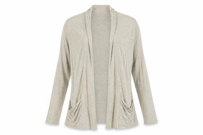 Womens UK Size 10 DASH Beige Cardigan Jumper