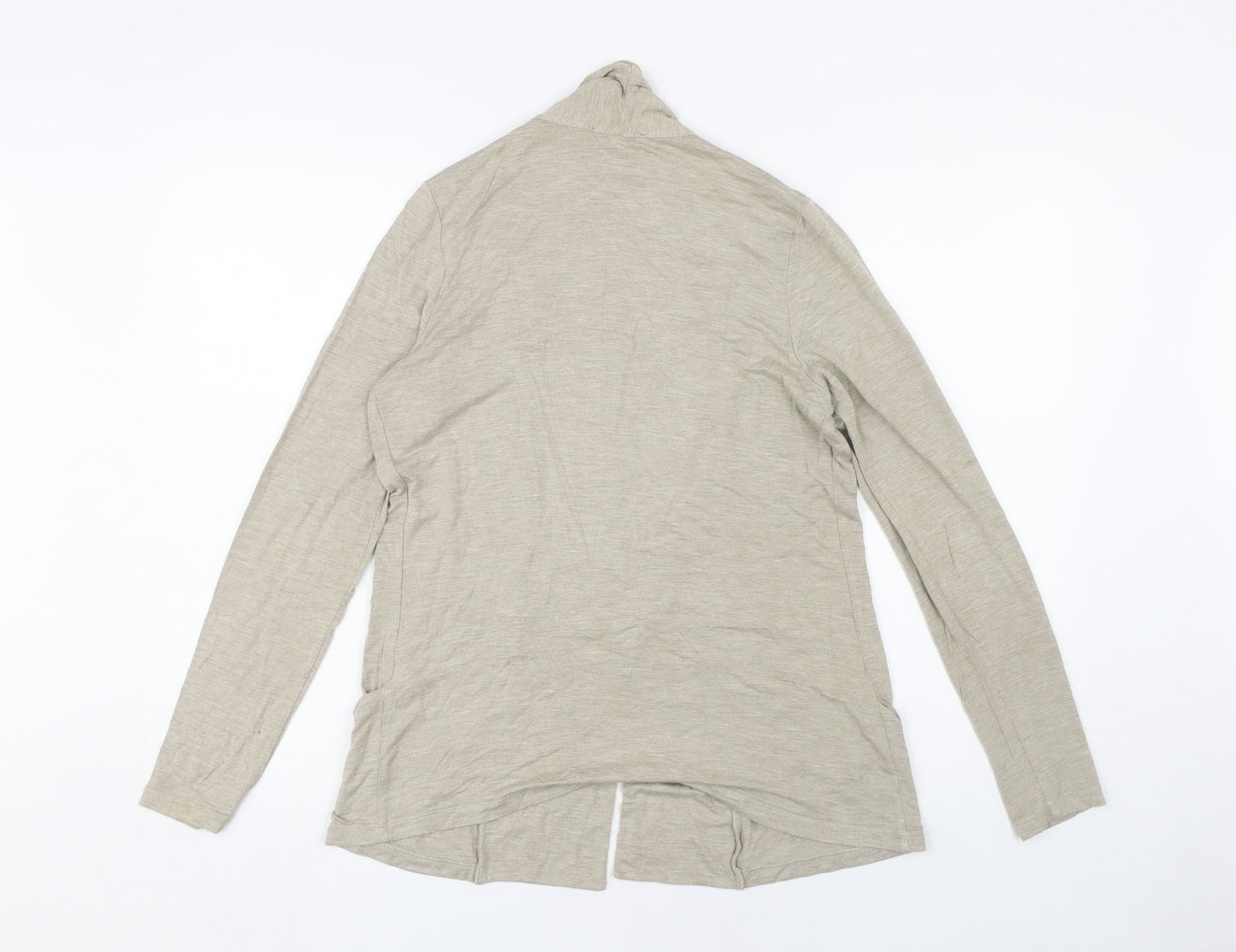 Dash Women's Beige Open Front Cardigan, Size 10, Lightweight