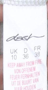 Dash Women's Beige Open Front Cardigan, Size 10, Lightweight