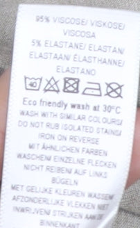 Dash Women's Beige Open Front Cardigan, Size 10, Lightweight