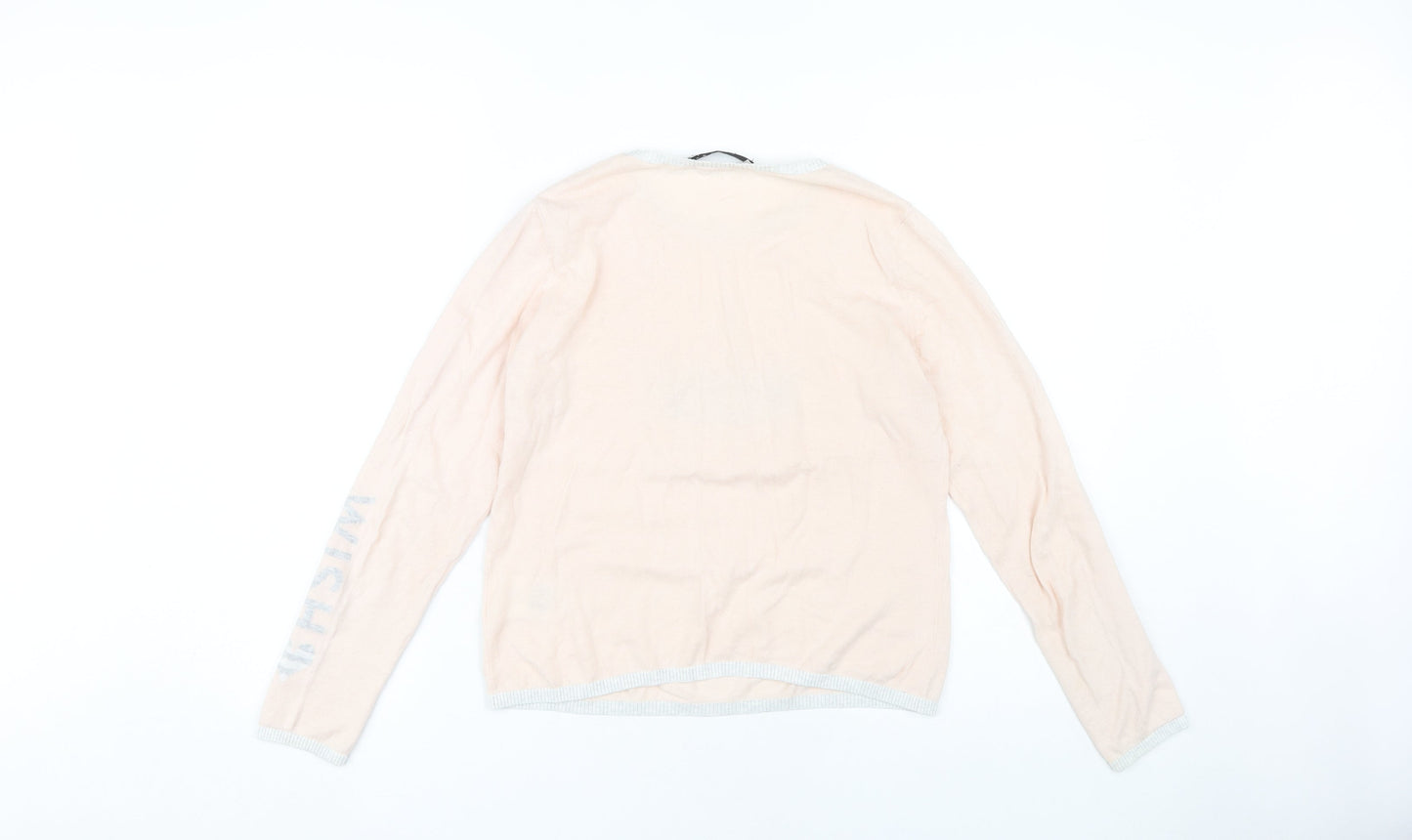 Womens UK Size 6 Oui Ivory Pullover Jumper