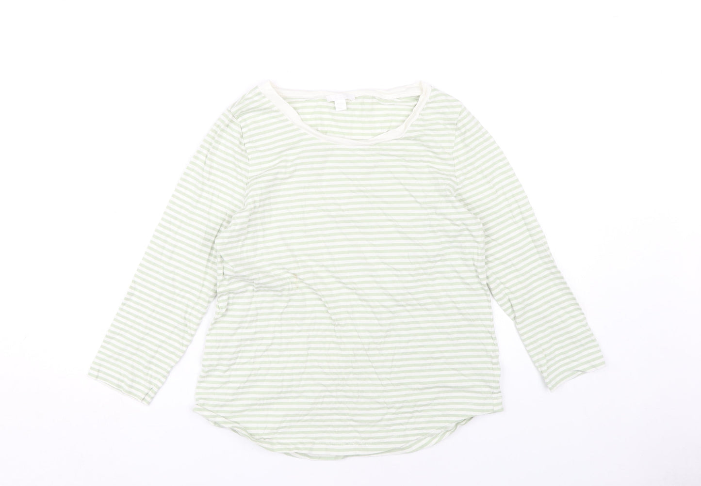 Womens UK Size M COS Green Basic T-Shirt
