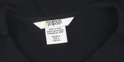 Mamas & Papas Women's Black Shirt Dress Size 6