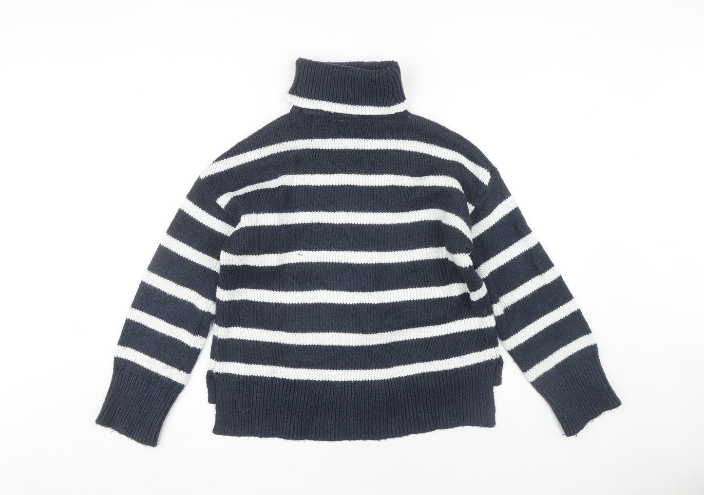Womens UK Size 10 Crew Clothing Company Blue Pullover Jumper