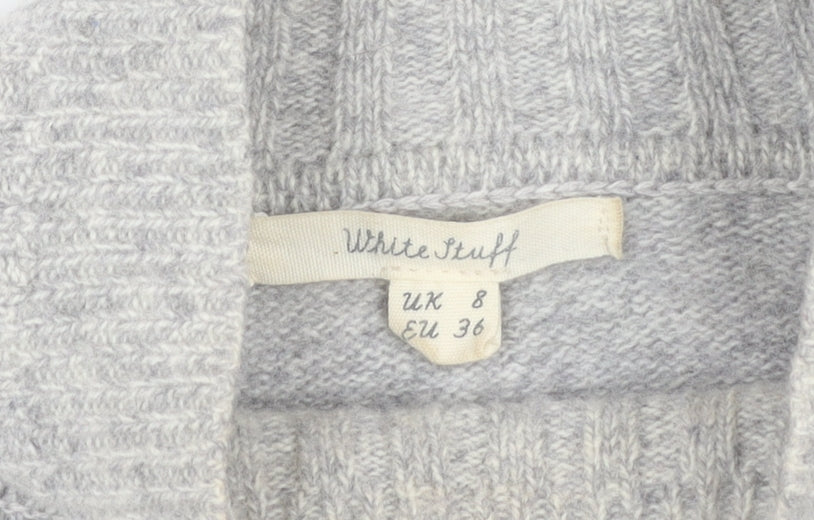 Womens UK Size 8 White Stuff Grey Pullover Jumper