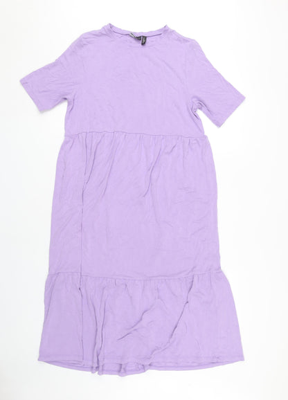 ASOS Women's Purple Half Sleeve Dress, Size 10