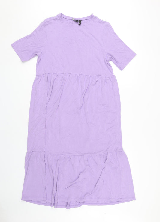 ASOS Women's Purple Half Sleeve Dress, Size 10