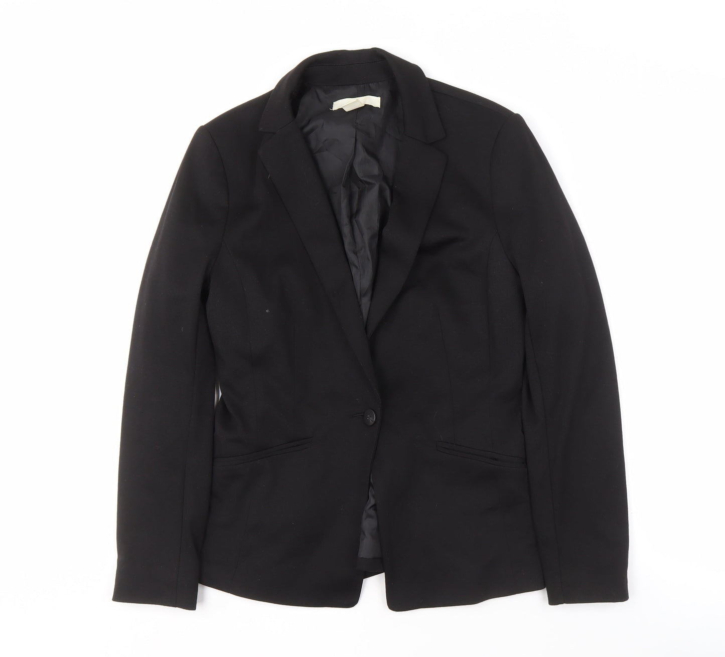 H&M Women's Black Blazer Size 10 Business Lined