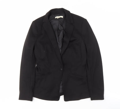 H&M Women's Black Blazer Size 10 Business Lined