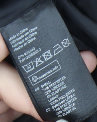 H&M Women's Black Blazer Size 10 Business Lined