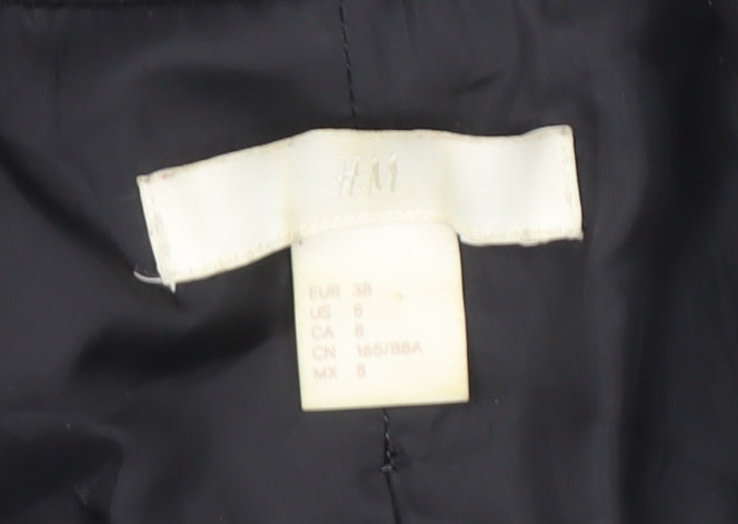 H&M Women's Black Blazer Size 10 Business Lined