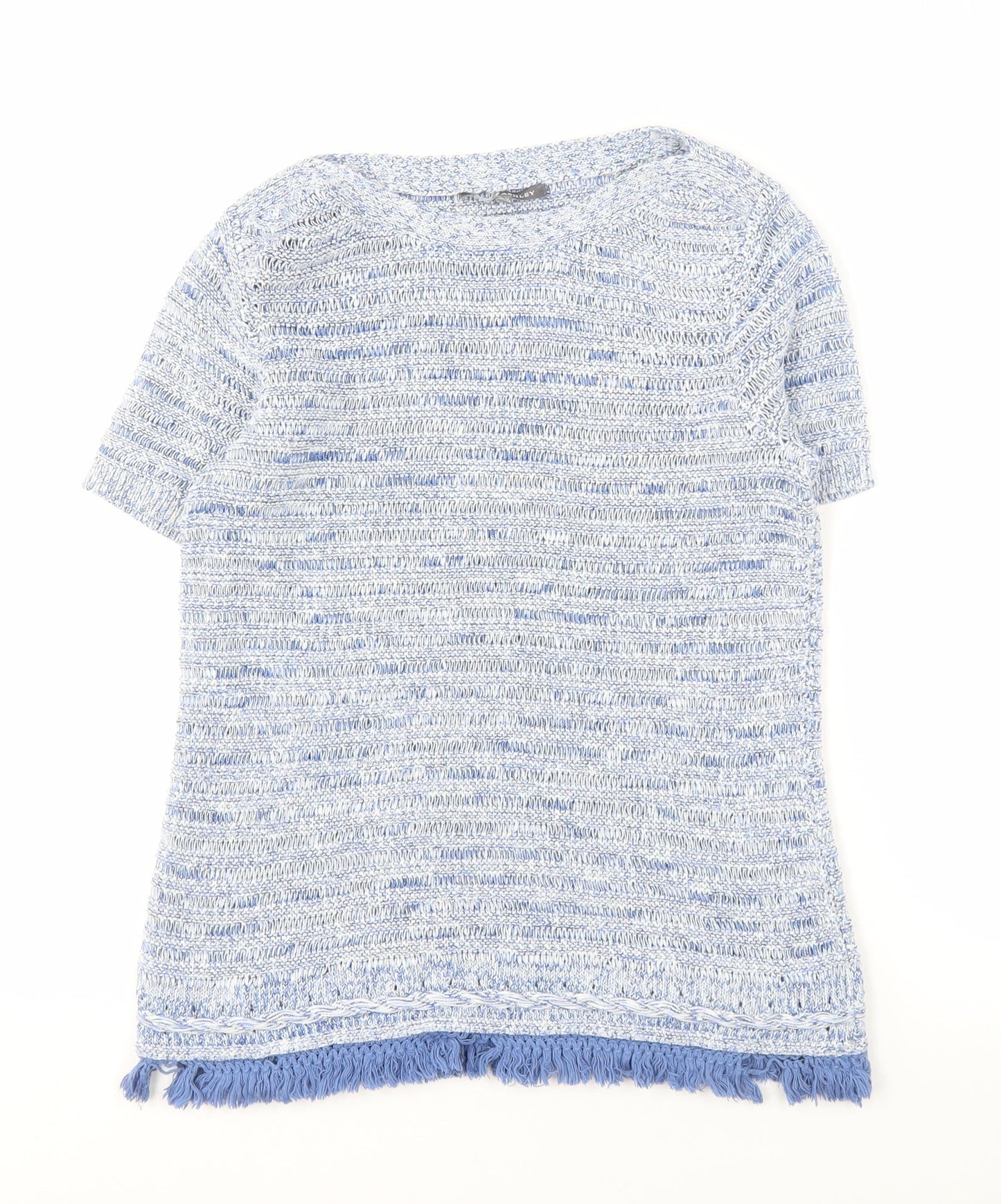 Womens UK Size 12 Laura Ashley Blue Pullover Jumper