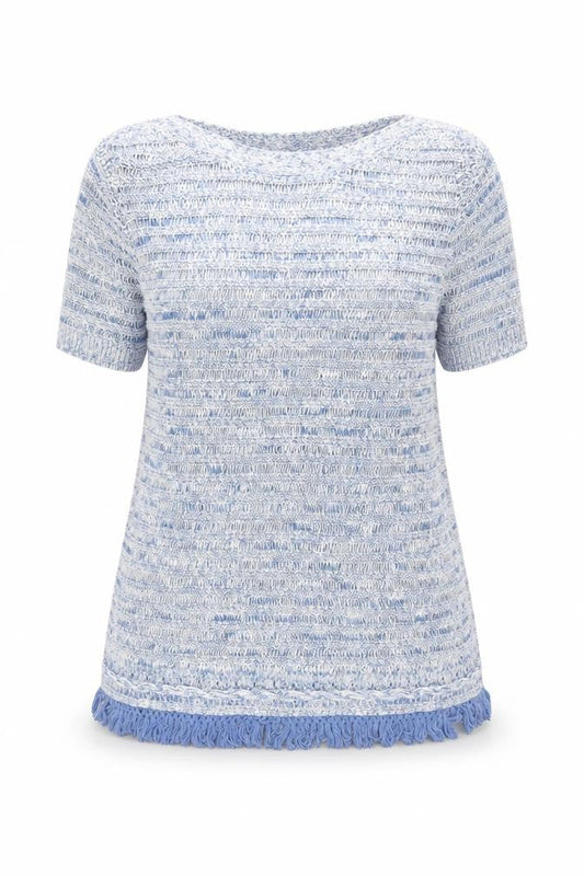 Womens UK Size 12 Laura Ashley Blue Pullover Jumper