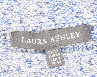Womens UK Size 12 Laura Ashley Blue Pullover Jumper