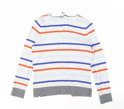Womens UK Size 12 Laura Ashley Multicoloured Henley Jumper
