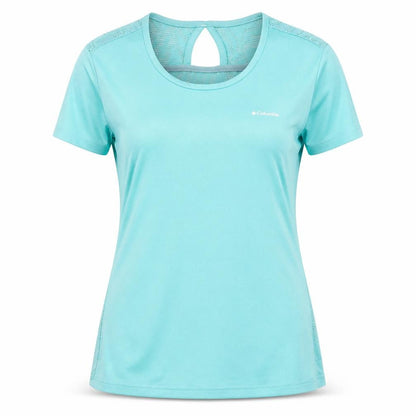 Columbia Women's Blue T-Shirt, Size M, Breathable