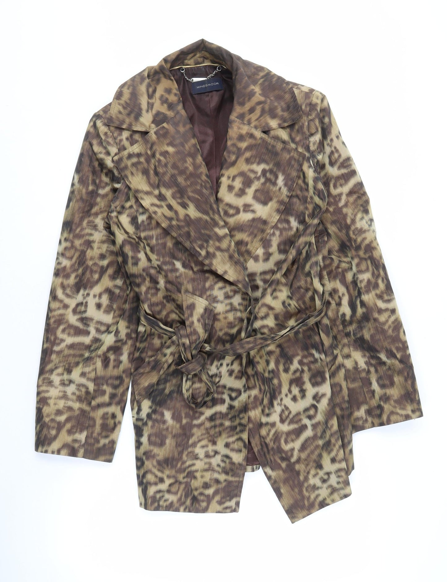 Womens UK Size 10 Windsmoor Brown Basic Coat
