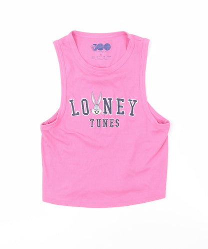 Warner Bros Women's Pink Looney Tunes Tank Top
