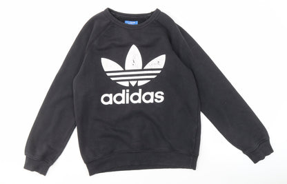 Adidas Men's Black Pullover Sweatshirt S