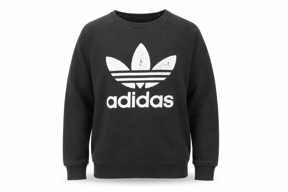 Mens UK Size S adidas Black Pullover Sweatshirt
