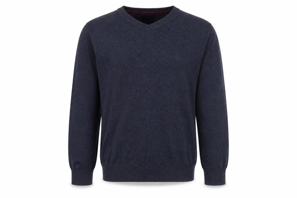 FatFace Men's Blue V-Neck Pullover Jumper L