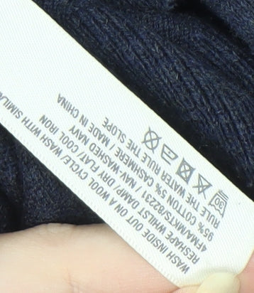 Fat Face Men's Blue V-Neck Pullover Jumper L