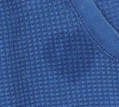 Abercrombie & Fitch Men's Blue Long Sleeve Top - M