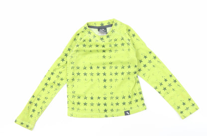 Trespass Boys Green Star Long Sleeve T-Shirt, 3-4 Years