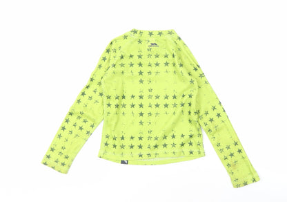 Trespass Boys Green Star Long Sleeve T-Shirt, 3-4 Years