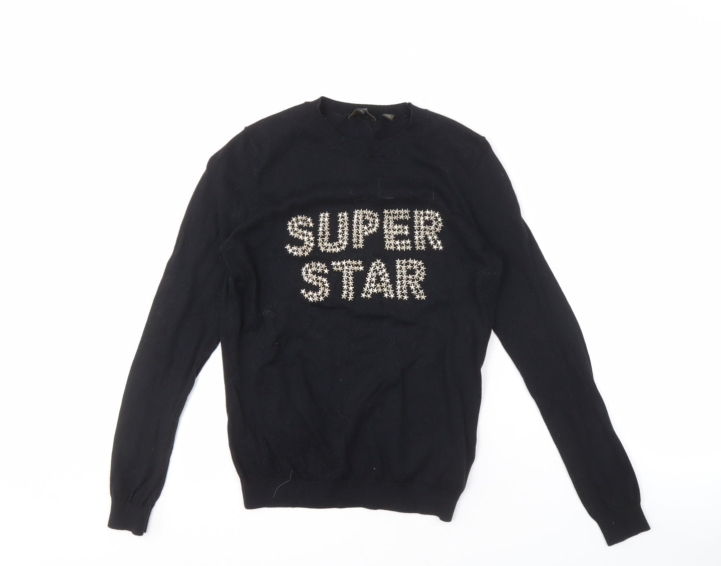 Womens UK Size XS Ted Baker Black Pullover Jumper