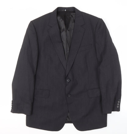 Mens UK Size 44 Jaeger Regular Grey Suit Jacket