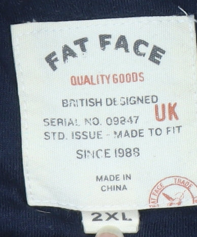 Mens UK Size 2XL Fat Face Navy Basic Jacket