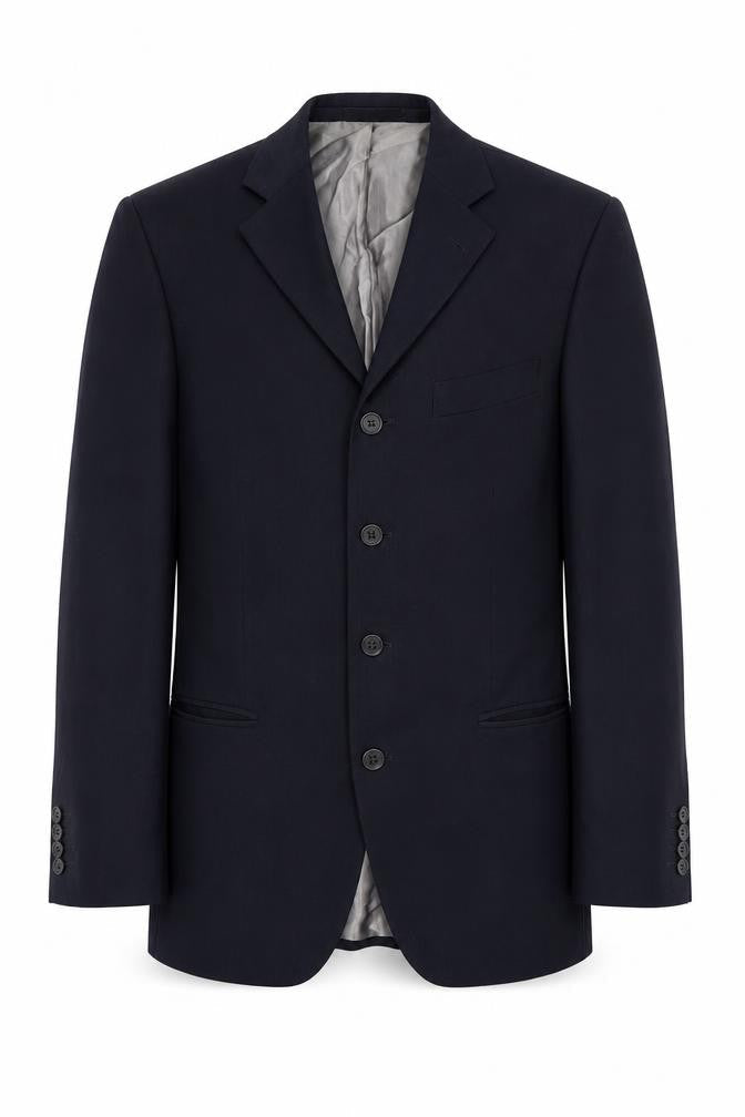 Mens UK Size 38 River Island Regular Black Suit Jacket
