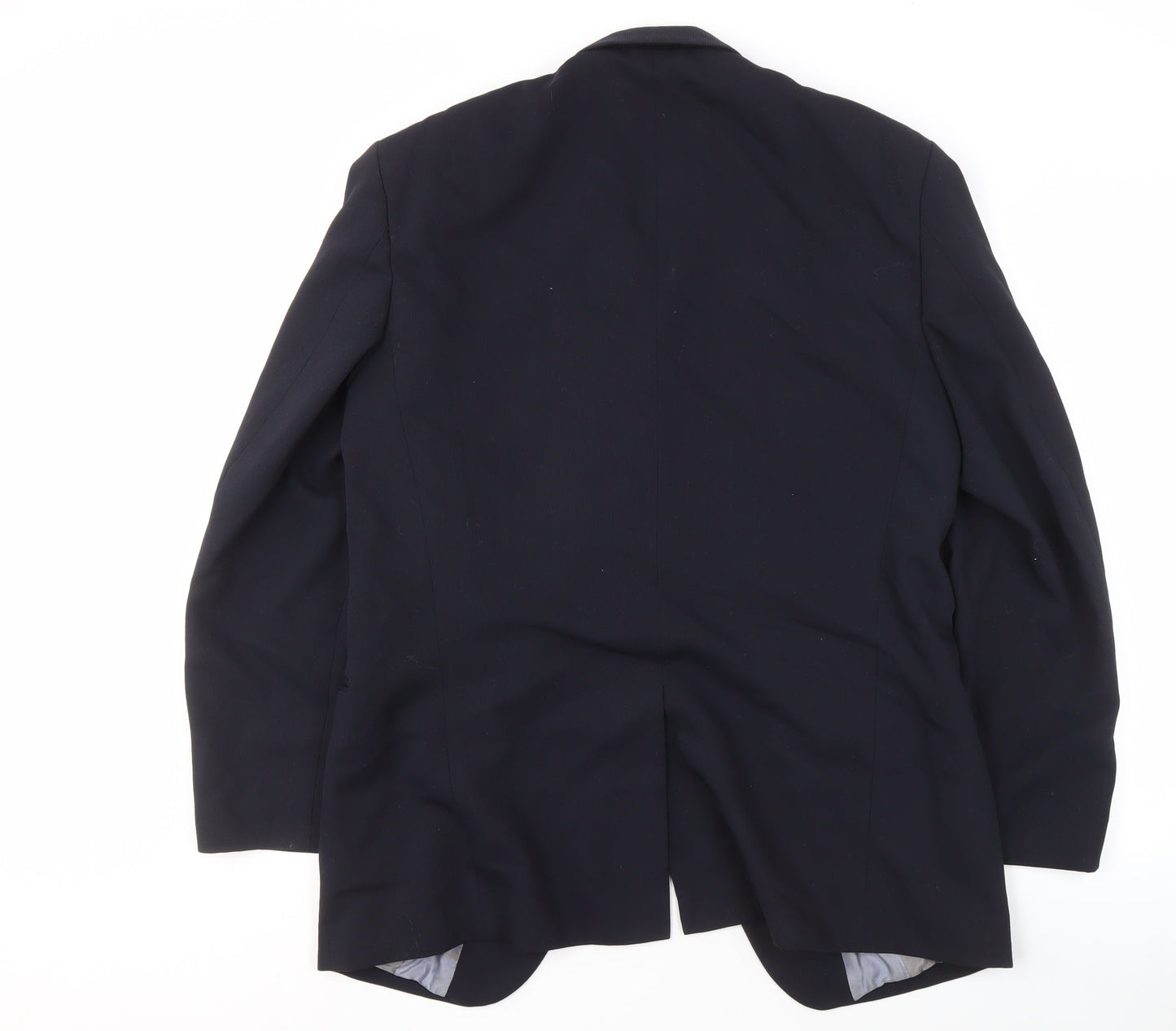 Mens UK Size 38 River Island Regular Black Suit Jacket