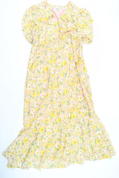 Simply Be Women's Floral Dress Multicoloured Size 16