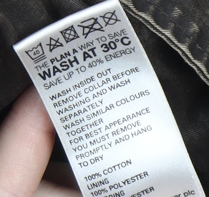 Womens UK Size 14 Marks and Spencer Brown Parka Coat