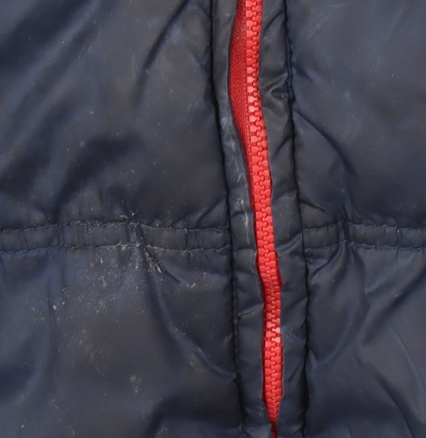 JoJo Maman Bébé Blue Puffer Jacket 18-24 Months Unisex