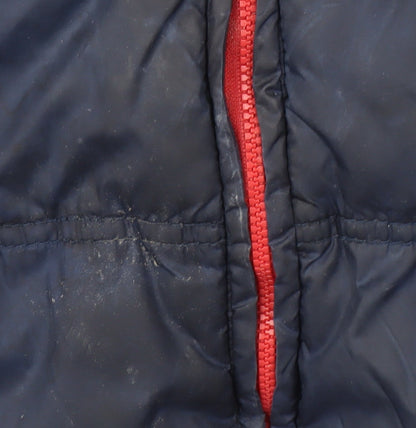 JoJo Maman Bébé Blue Puffer Jacket 18-24 Months Unisex