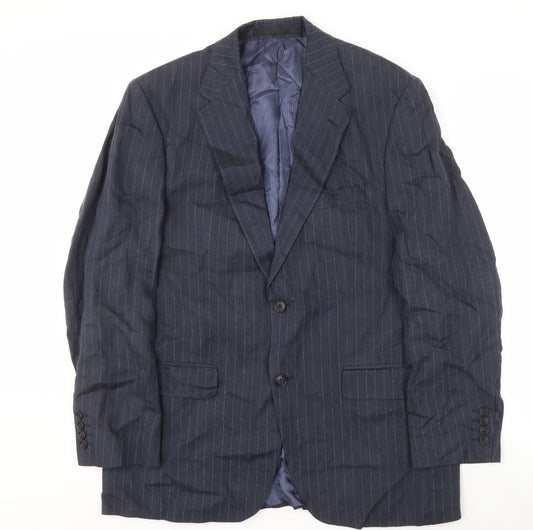 UK Size 40 Marks and Spencer Regular Blue Suit Jacket