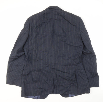 UK Size 40 Marks and Spencer Regular Blue Suit Jacket