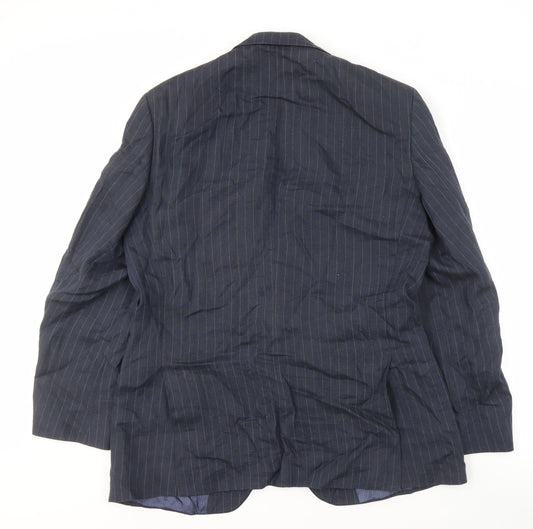 UK Size 40 Marks and Spencer Regular Blue Suit Jacket